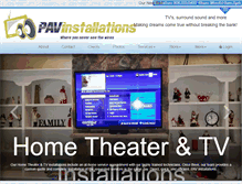 Tablet Screenshot of pavinstallations.com